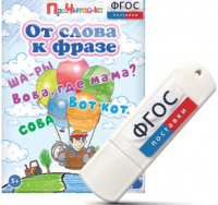 Игры для чтения слов и словосочетаний "От слова к фразе" на USB - носителе - fgospostavki.ru - Белгород