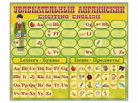 Комплект оборудования "Английский алфавит" с комплектом тематических магнитов - fgospostavki.ru - Белгород