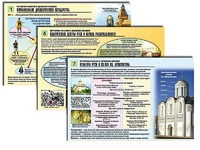 Комплект таблиц по истории "История России с древних времен" раздаточные (цветные, ламинированные, А4, 10 штук) - fgospostavki.ru - Белгород