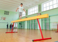 Бревно гимнастическое напольное постоянной высоты (700 мм) (5 м) - fgospostavki.ru - Белгород