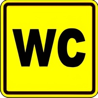 Тактильный знак (WC) 100х100 - fgospostavki.ru - Белгород