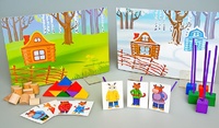 Игровой набор Фребеля "Заюшкина избушка" (серия "Сказочный мир". Выпуск 1) - fgospostavki.ru - Белгород