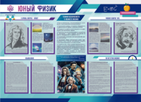 Стенд-уголок "Юный физик" - fgospostavki.ru - Белгород
