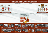 Стенд-уголок "Никто не забыт, ничто не забыто" - fgospostavki.ru - Белгород