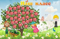 Стенд "Наш класс" Вариант 3 - fgospostavki.ru - Белгород