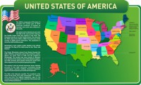 Стенд "United States Of America" - fgospostavki.ru - Белгород