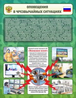 Стенд "Оповещения в чрезвычайных ситуациях" - fgospostavki.ru - Белгород