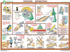 Комплект плакатов "Безопасность труда при деревообработке" - fgospostavki.ru - Белгород