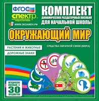 Динамические раздаточные пособия. Окружающий мир (веера). Животные и растения, дорожные знаки. - fgospostavki.ru - Белгород