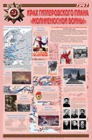 Плакат "Великая Отечественная война: Крах гитлеровского плана «молниеносной войны» " - fgospostavki.ru - Белгород