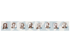 Стенд-лента "Выдающиеся ученые-историки" - fgospostavki.ru - Белгород