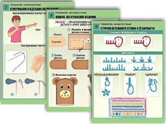 Комплект таблиц "Технология. Обработка ткани" (12 таблиц, А1, ламинированные) - fgospostavki.ru - Белгород