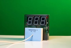 Датчик температуры с независимой индикацией (термометр демонстрационный) - fgospostavki.ru - Белгород