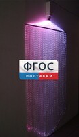 Фибероптическая занавесь (150 волокон) с интерактивным источником света - fgospostavki.ru - Белгород