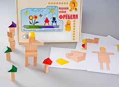 Игровой набор Фребеля "Конструктор деревянный без соединений-3" (Серия "Эксперимент") - fgospostavki.ru - Белгород