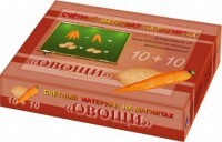 Счетный материал на магнитах "Овощи" - fgospostavki.ru - Белгород