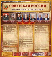 Стенд "Советская Россия" - fgospostavki.ru - Белгород