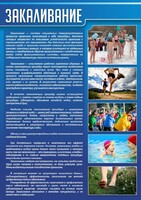 Стенд "Закаливание" - fgospostavki.ru - Белгород