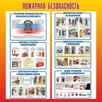 Стенд "Пожарная безопасность" Вариант 4 - fgospostavki.ru - Белгород