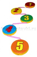 Дорожка "Змейка-шагайка-геометрическая" с цифрами - fgospostavki.ru - Белгород