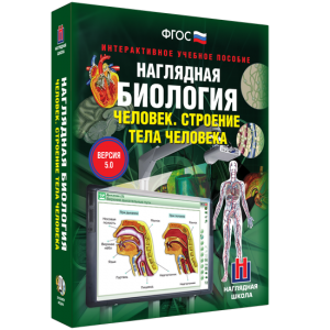 Наглядная биология. 8 - 9 классы. Человек. Строение тела человека - fgospostavki.ru - Белгород