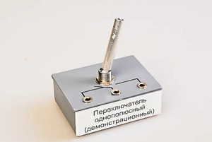 Переключатель однополюсный (демонстрационный) - fgospostavki.ru - Белгород