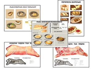 Плакаты ПРОФТЕХ "Кулинарные рецепты" (17 пл, винил, 70х100) - fgospostavki.ru - Белгород