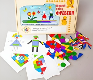 Игровой набор Фребеля "Конструктор плоскостной-4" (Серия "Эксперимент") - fgospostavki.ru - Белгород