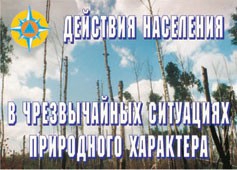 Комплект плакатов "Действия населения в ЧС природного характера" - fgospostavki.ru - Белгород