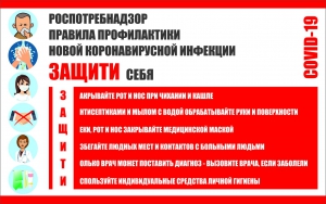 Плакат "Правила профилактики коронавируса" - fgospostavki.ru - Белгород