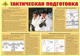 Плакат "Тактическая подготовка" - fgospostavki.ru - Белгород