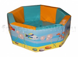 Сухой бассейн восьмигранный с шелкографией - fgospostavki.ru - Белгород