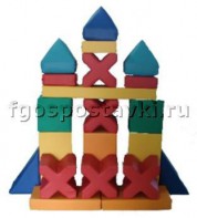 Мягкий модуль-конструктор "Башня" (21 элемент) - fgospostavki.ru - Белгород