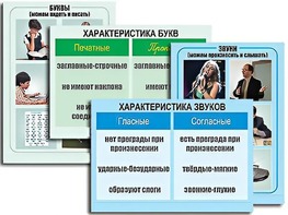 Модель-аппликация "Ступени к грамоте. Звуки и буквы русского языка" (ламинированная) - fgospostavki.ru - Белгород