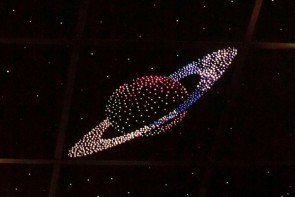 Потолок "Звездное небо с анимационным фибероптическим эффектом сатурн" - fgospostavki.ru - Белгород