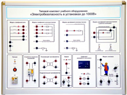 Типовой комплект учебного оборудования «Электробезопасность в установках до 1000 В»  - fgospostavki.ru - Белгород