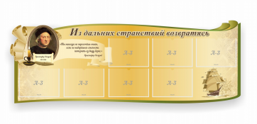 Стенд резной "Из дальних странствий возвратясь" - fgospostavki.ru - Белгород