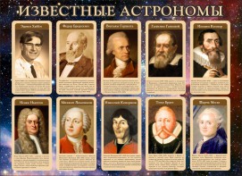 Стенд "Известные астрономы" - fgospostavki.ru - Белгород