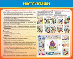 Стенд "Инструктажи" - fgospostavki.ru - Белгород