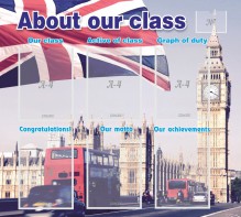 Стенд "About our class" - fgospostavki.ru - Белгород