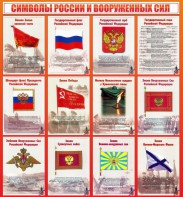 Стенд "Символы России и вооруженных сил" - fgospostavki.ru - Белгород